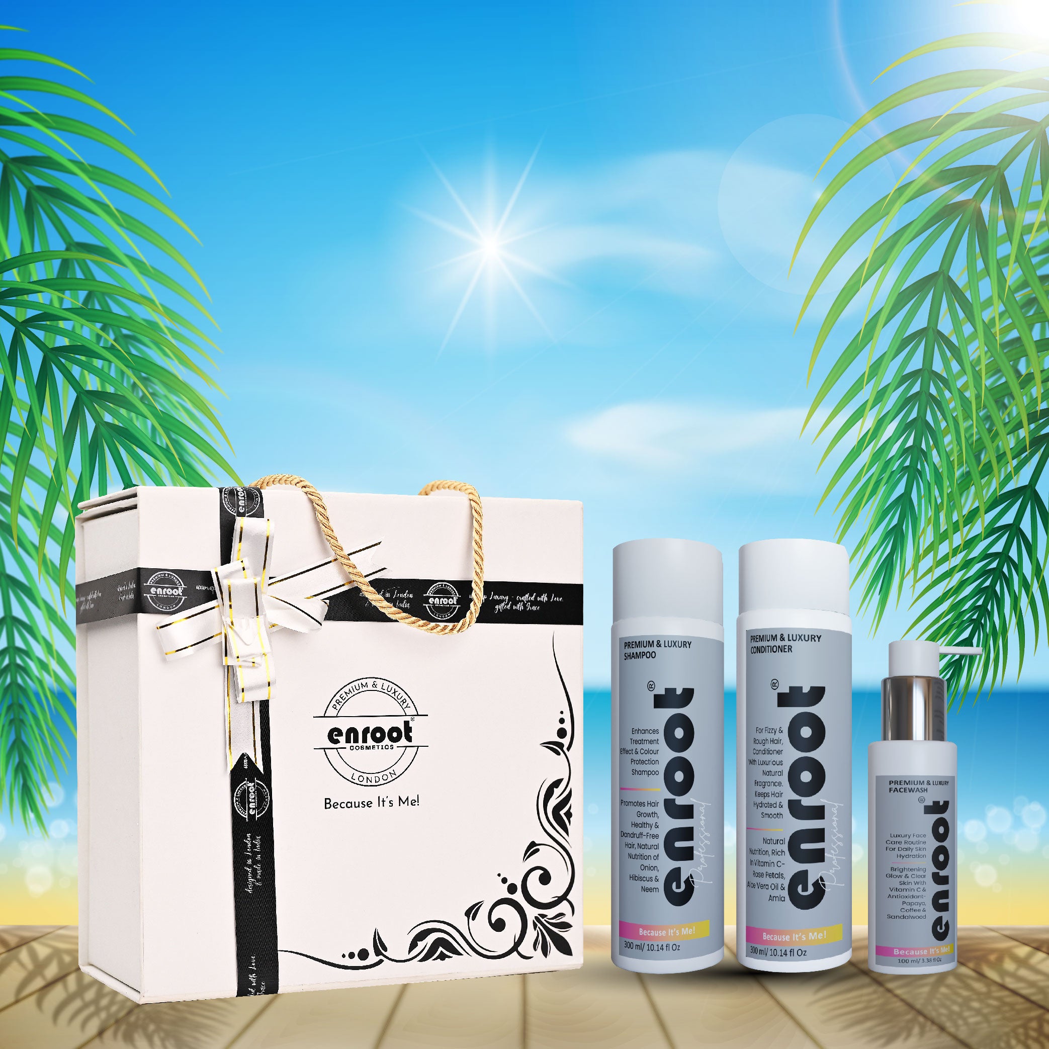 Enroot Premium & Luxury Glow & Shine Trio [700ml]