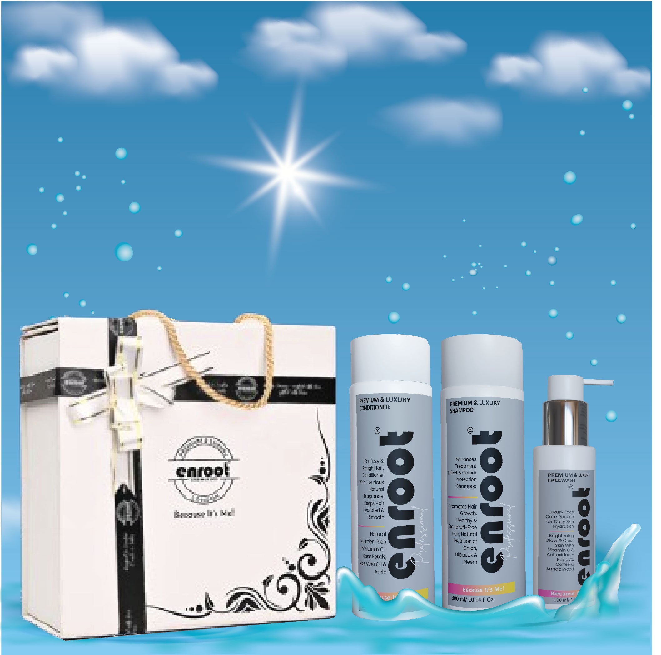 Enroot Premium & Luxury Glow & Shine Trio [700ml]