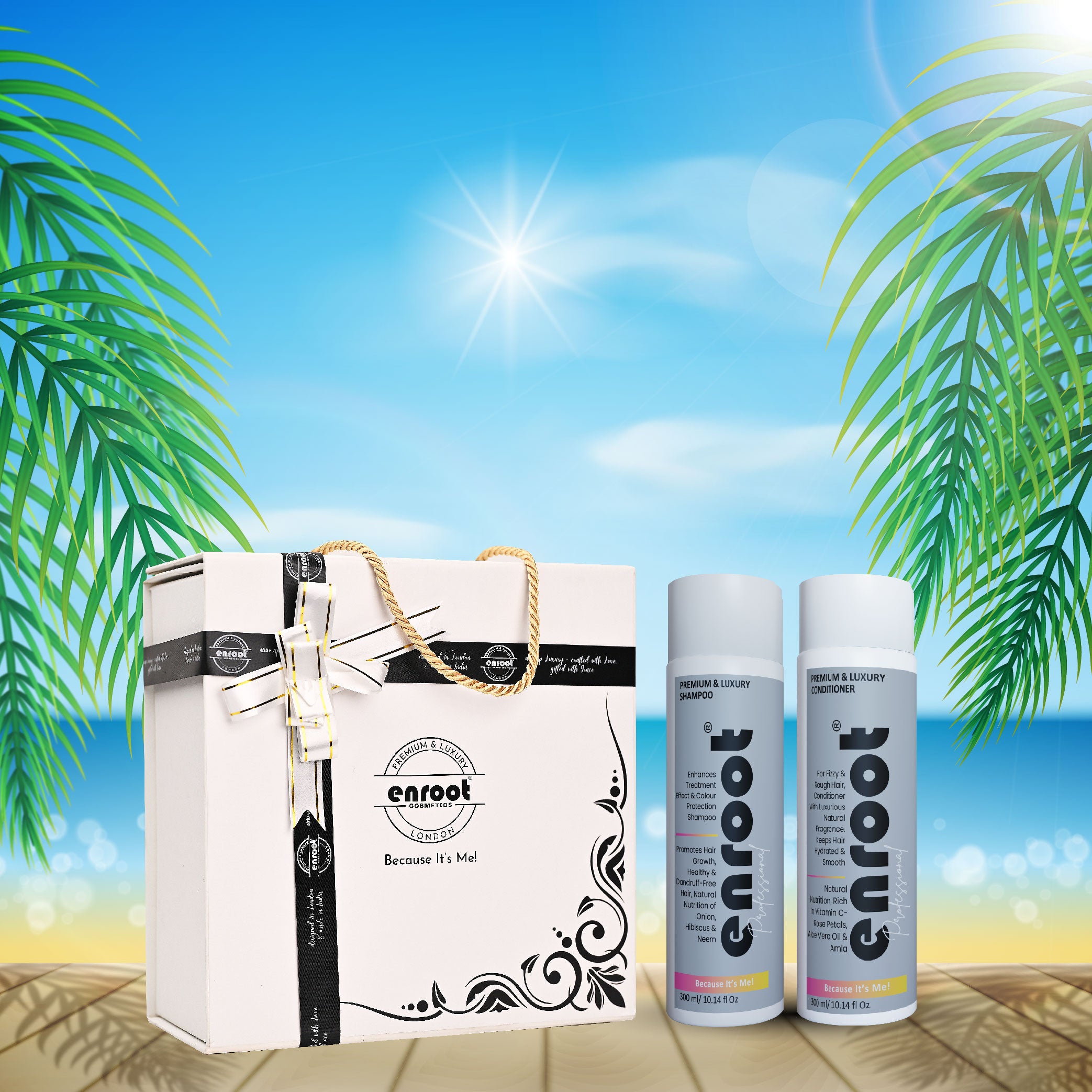 Enroot Premium & Luxury Nourish & Shine Set [600ml]