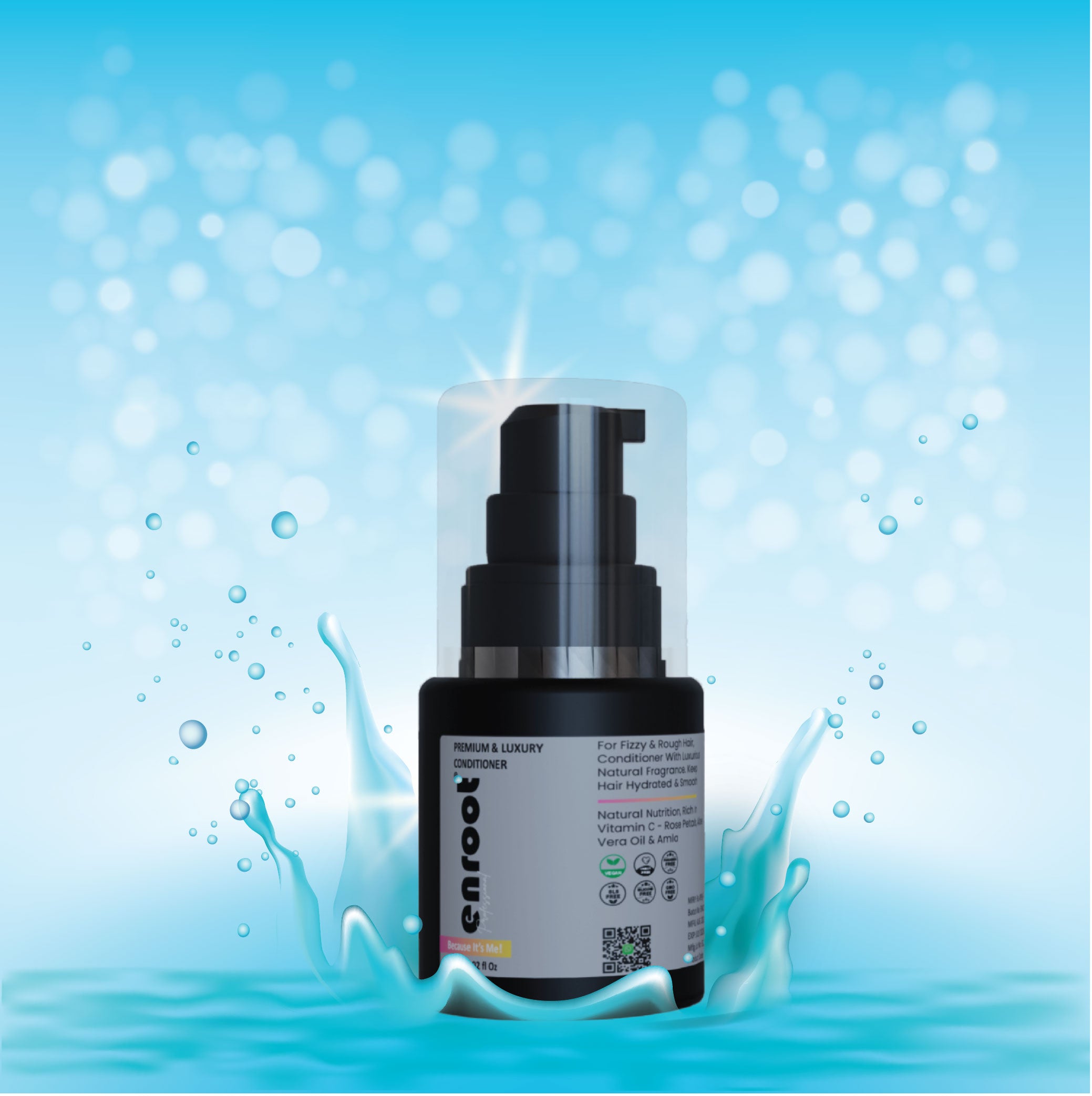 Enroot Keratin & Rose Petal Hair Repair Conditioner| Clinically Tested | Both Men & Women [30ml]