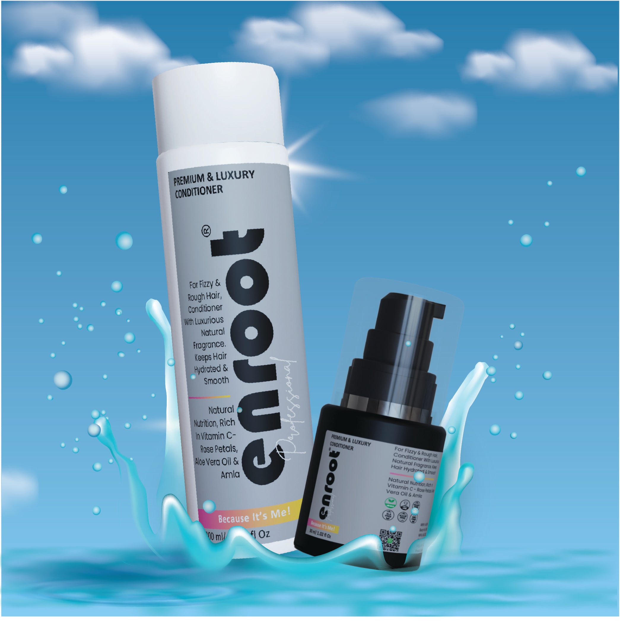 Enroot Premium and Luxury Frizzy Free & Hydrate Treatment  [330ml]
