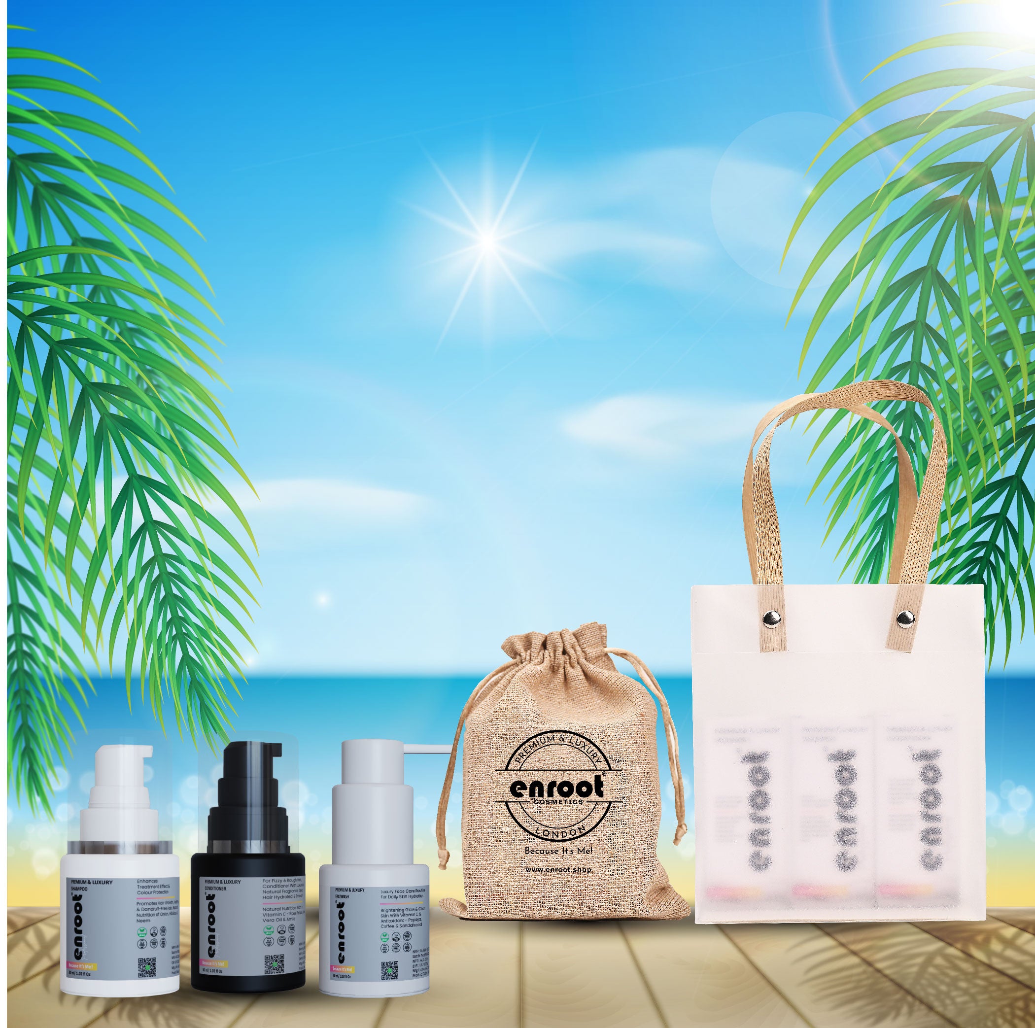 Enroot Premium and Luxury Mini-Care Gift Pack [90ml]