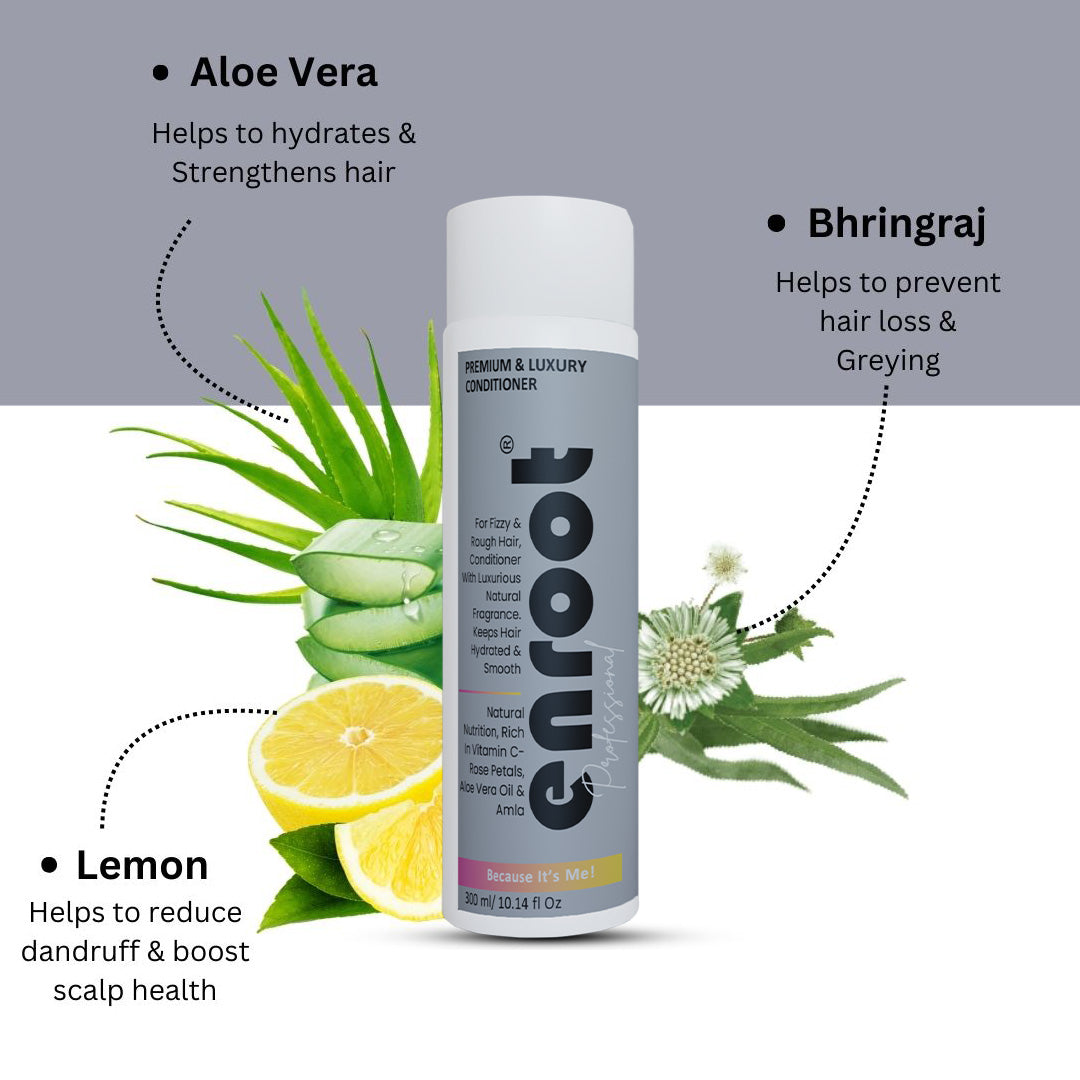 Enroot Strength & Shine Hair Conditioner | Clinically Tested [300 ml]