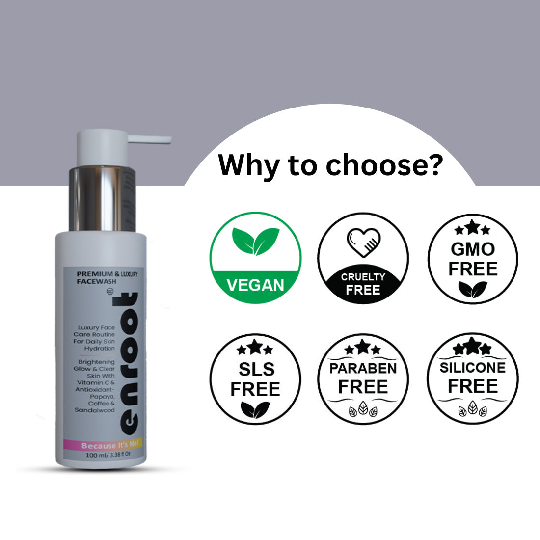 Enroot Pore Perfect – Tighten, Refresh & Revive Facewash | Clinically Tested [100 ml]