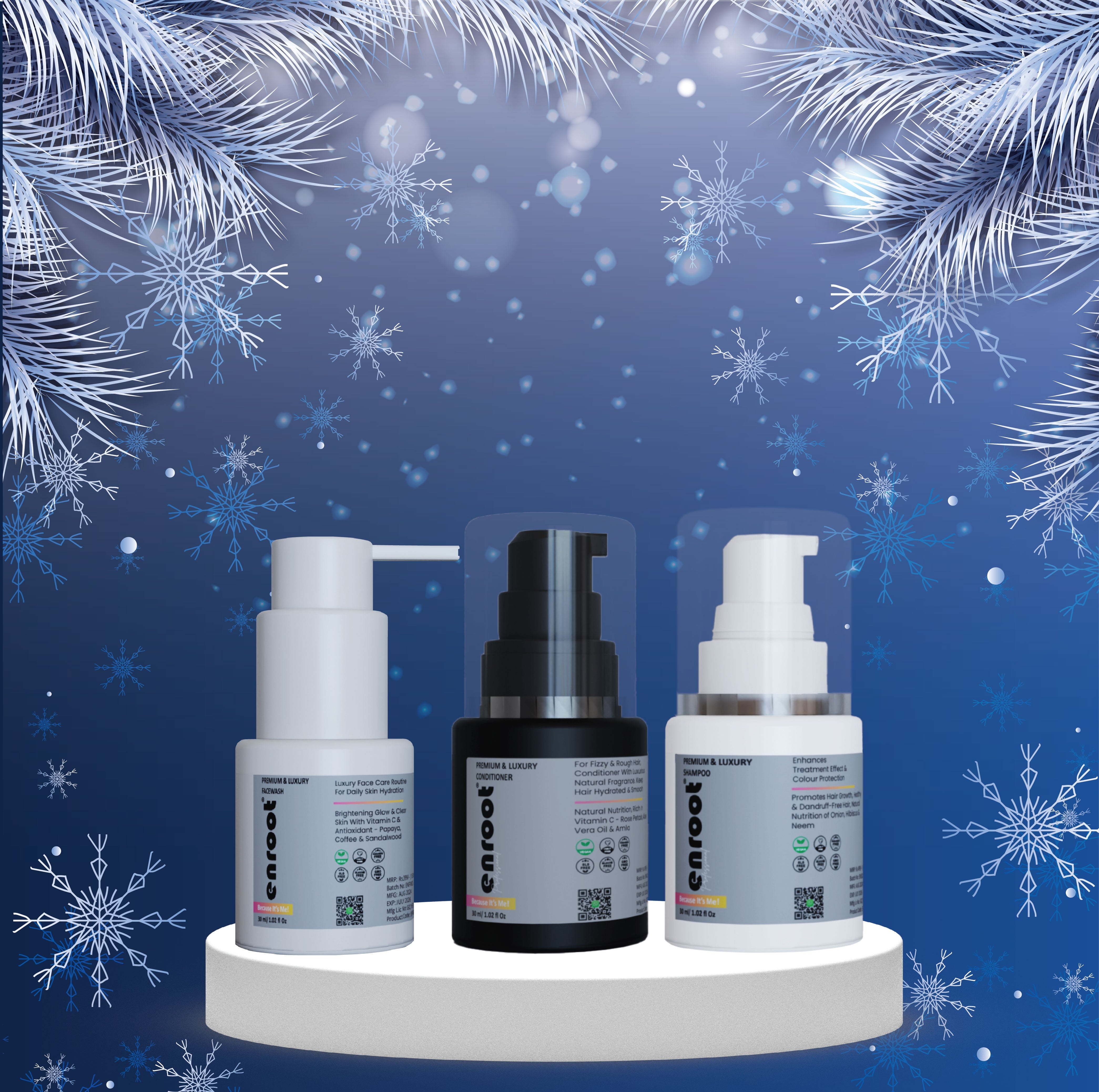 Enroot Premium & Luxury Mini-Care Travel Trio [90 ml]