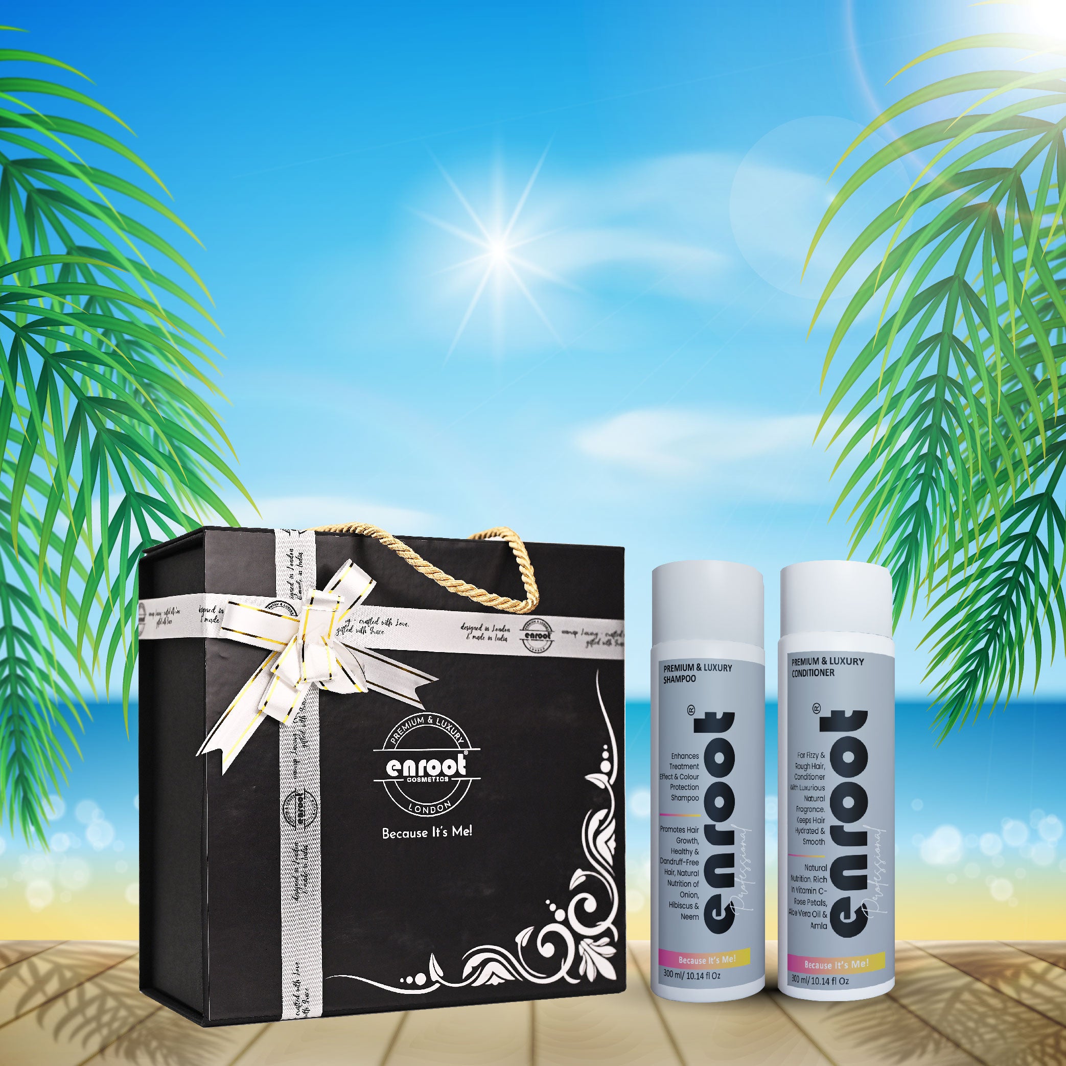 Enroot Premium & Luxury Nourish & Shine Set [600ml]