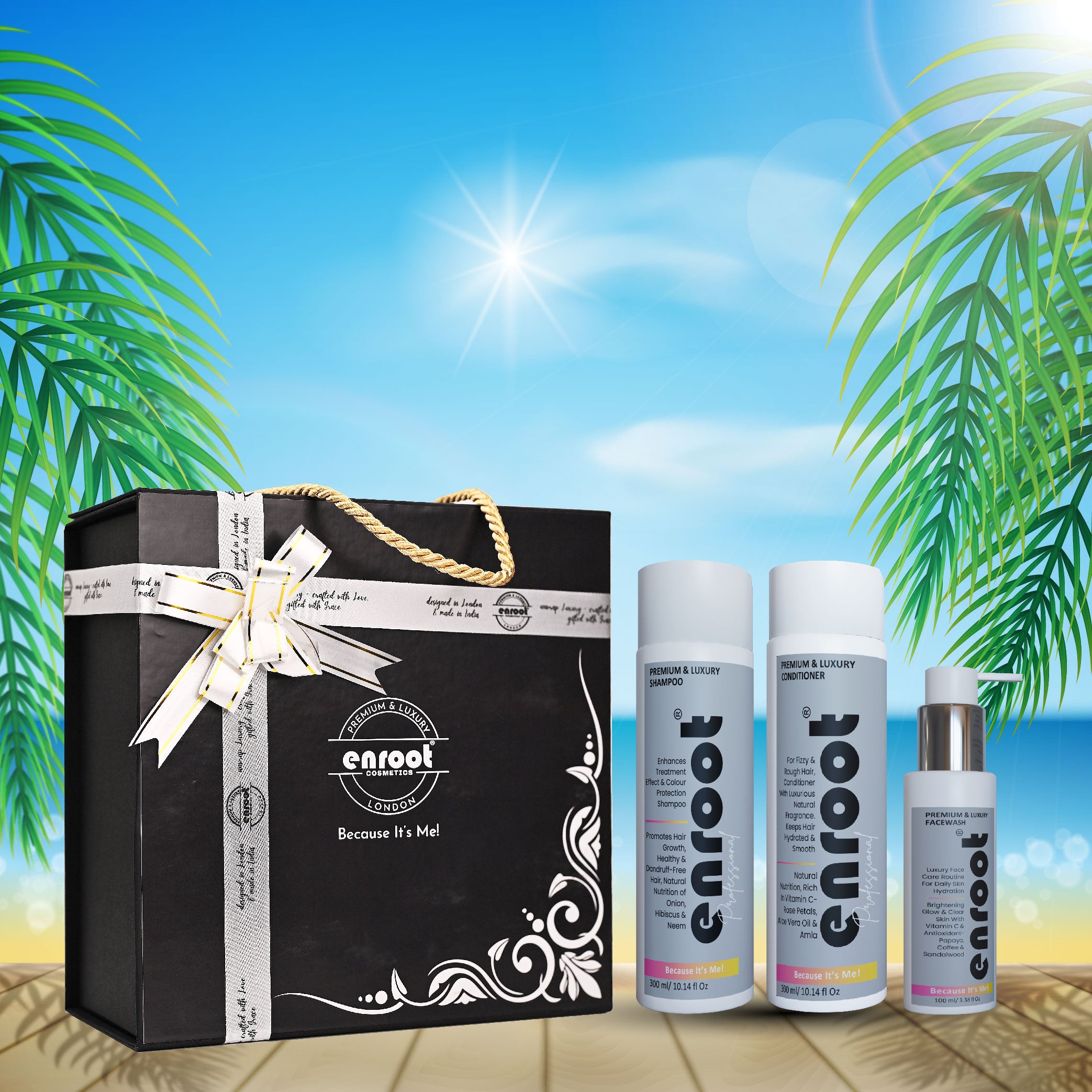 Enroot Premium & Luxury Glow & Shine Trio [700ml]