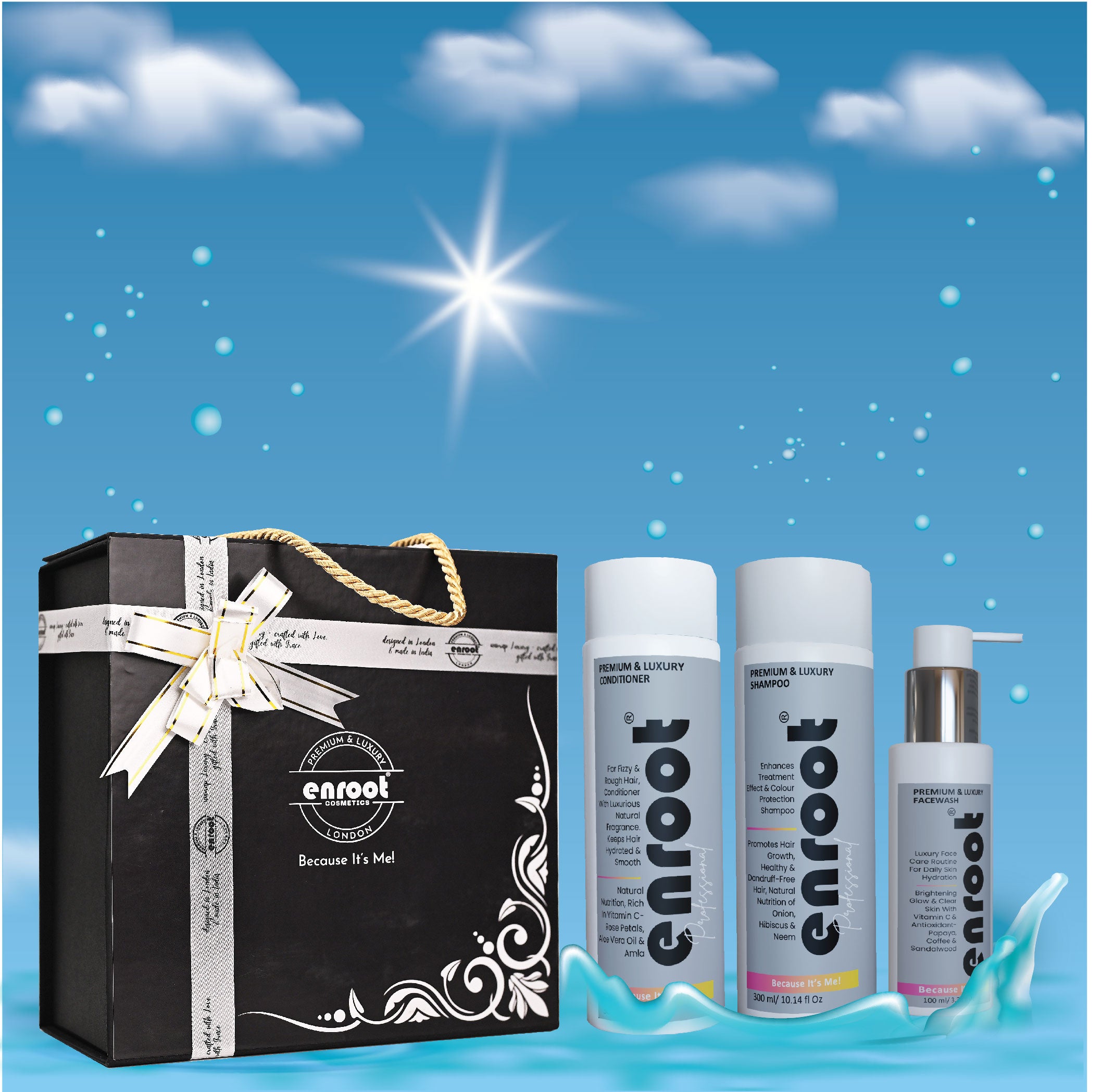 Enroot Premium & Luxury Glow & Shine Trio [700ml]