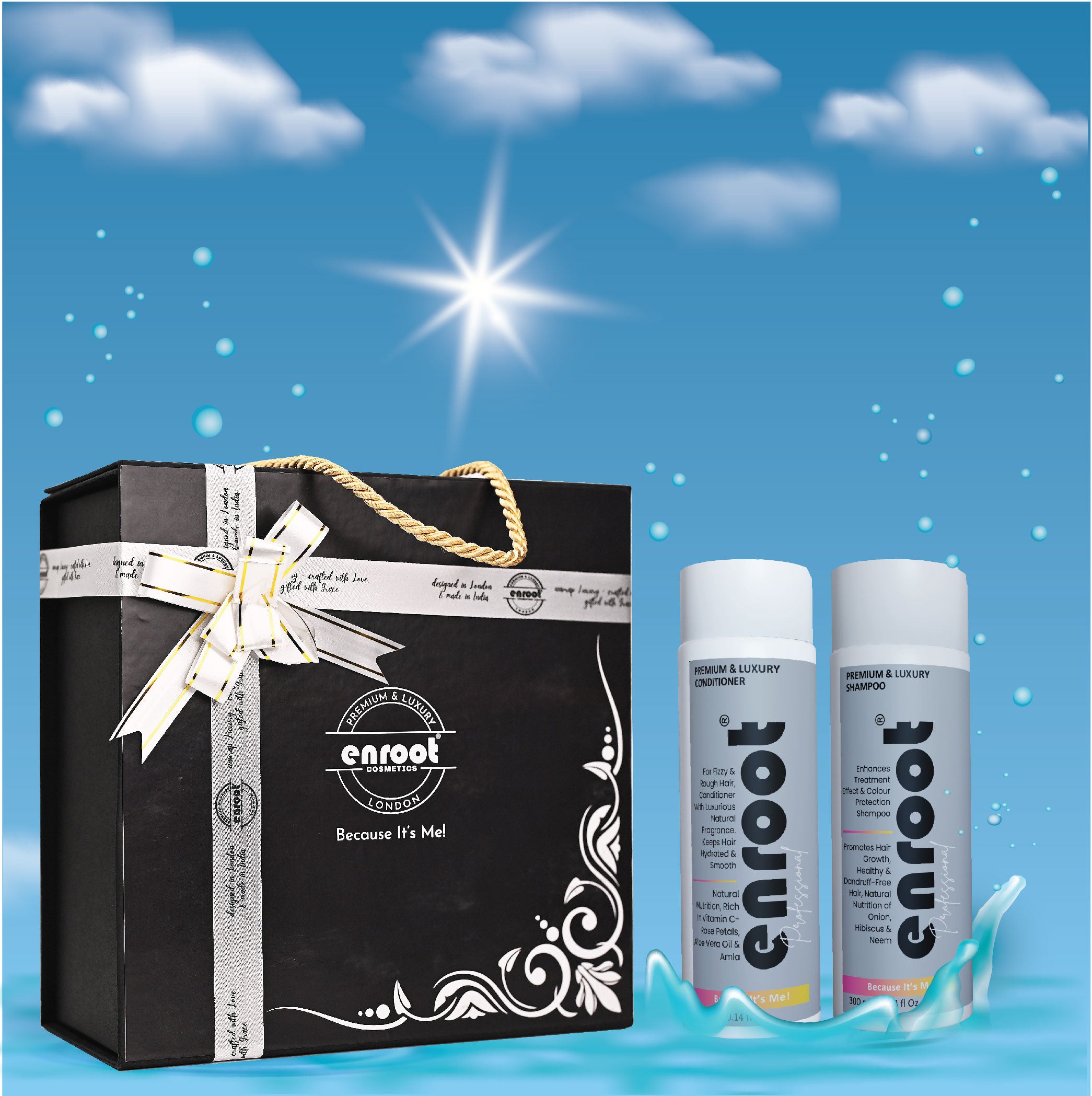 Enroot Premium & Luxury Nourish & Shine Set [600ml]