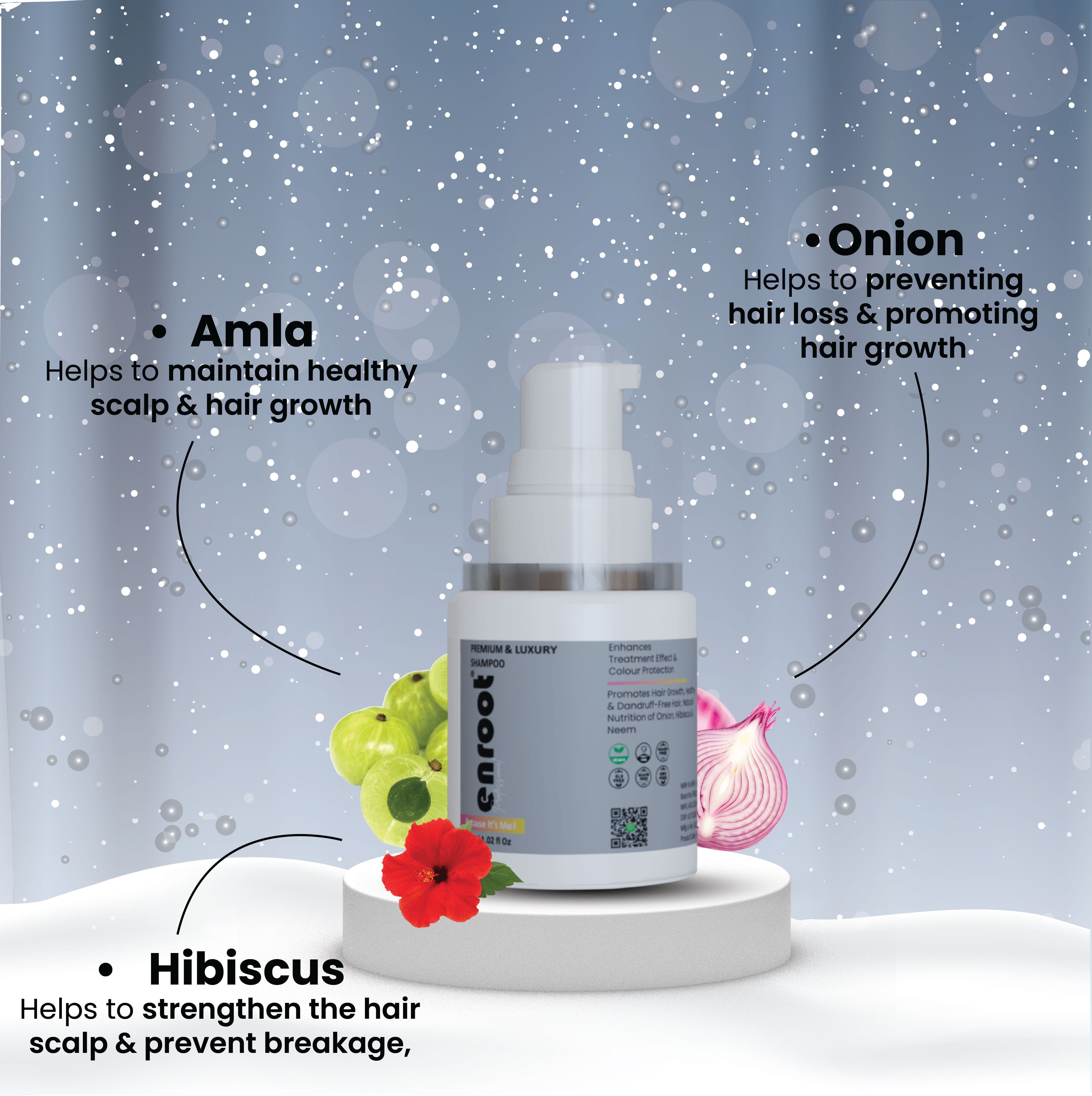 Shampoo For Hair Fall, Dry & Dandruff Control| Silky Hair Shampoo | Men & Women [30ml]