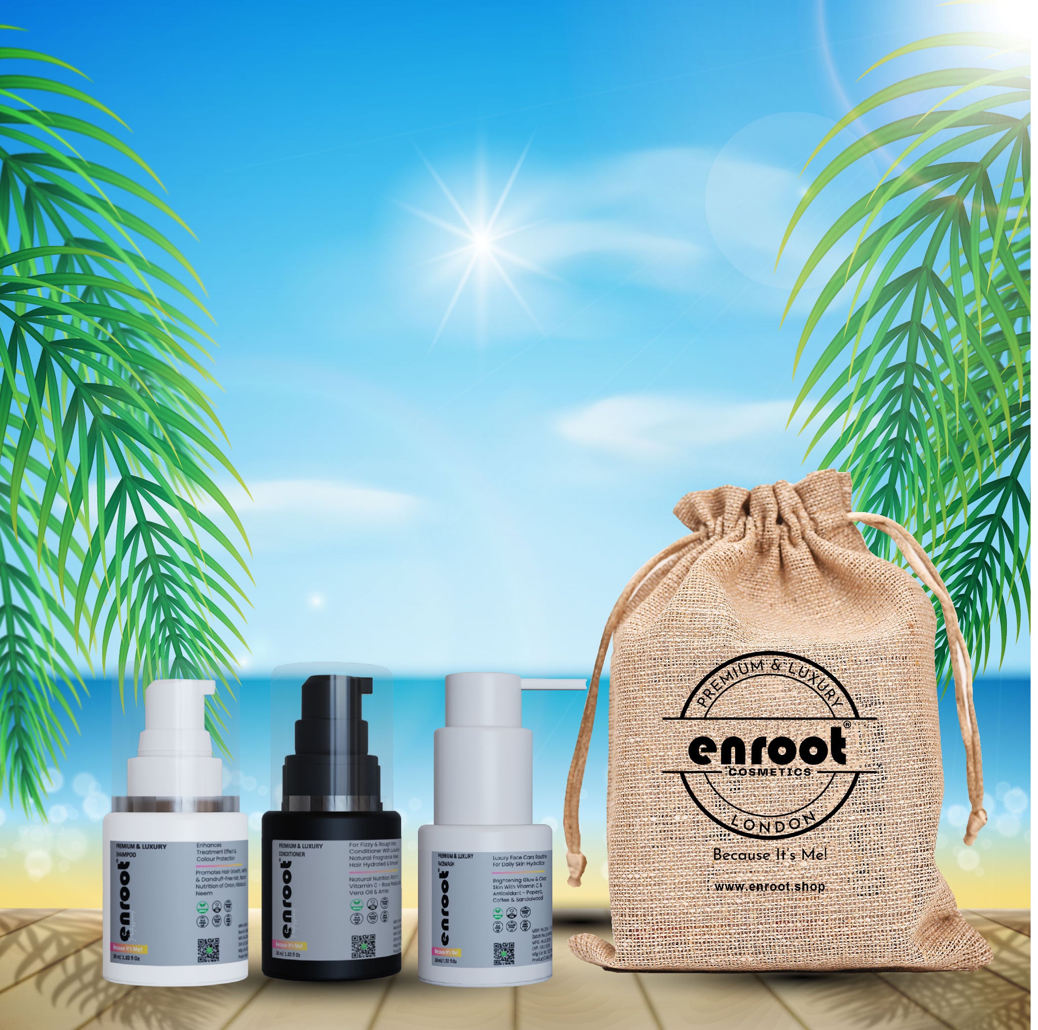 Enroot Premium and Luxury Mini-Care Gift Pack [90ml]