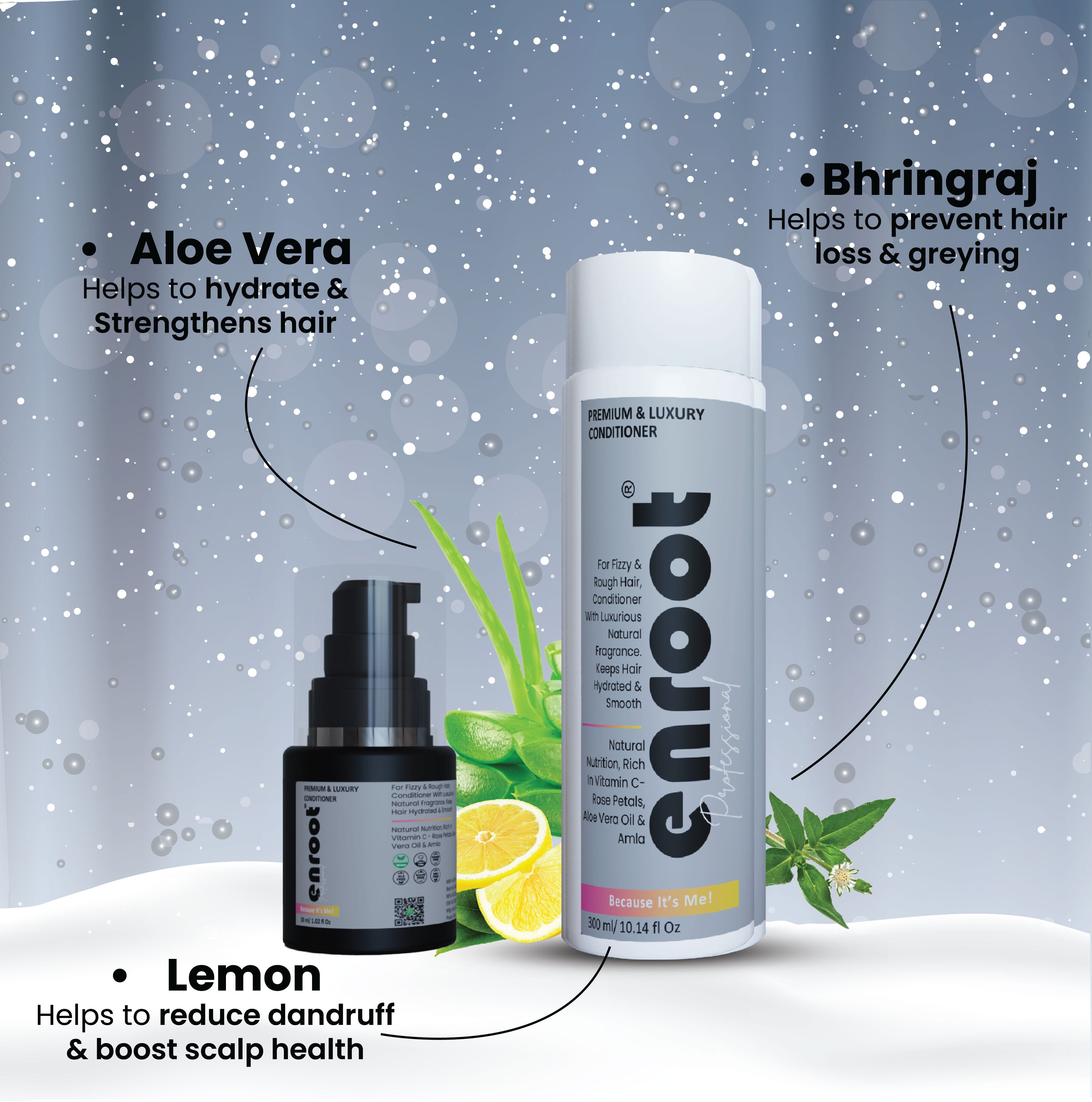 Enroot Premium and Luxury Frizzy Free & Hydrate Treatment  [330ml]