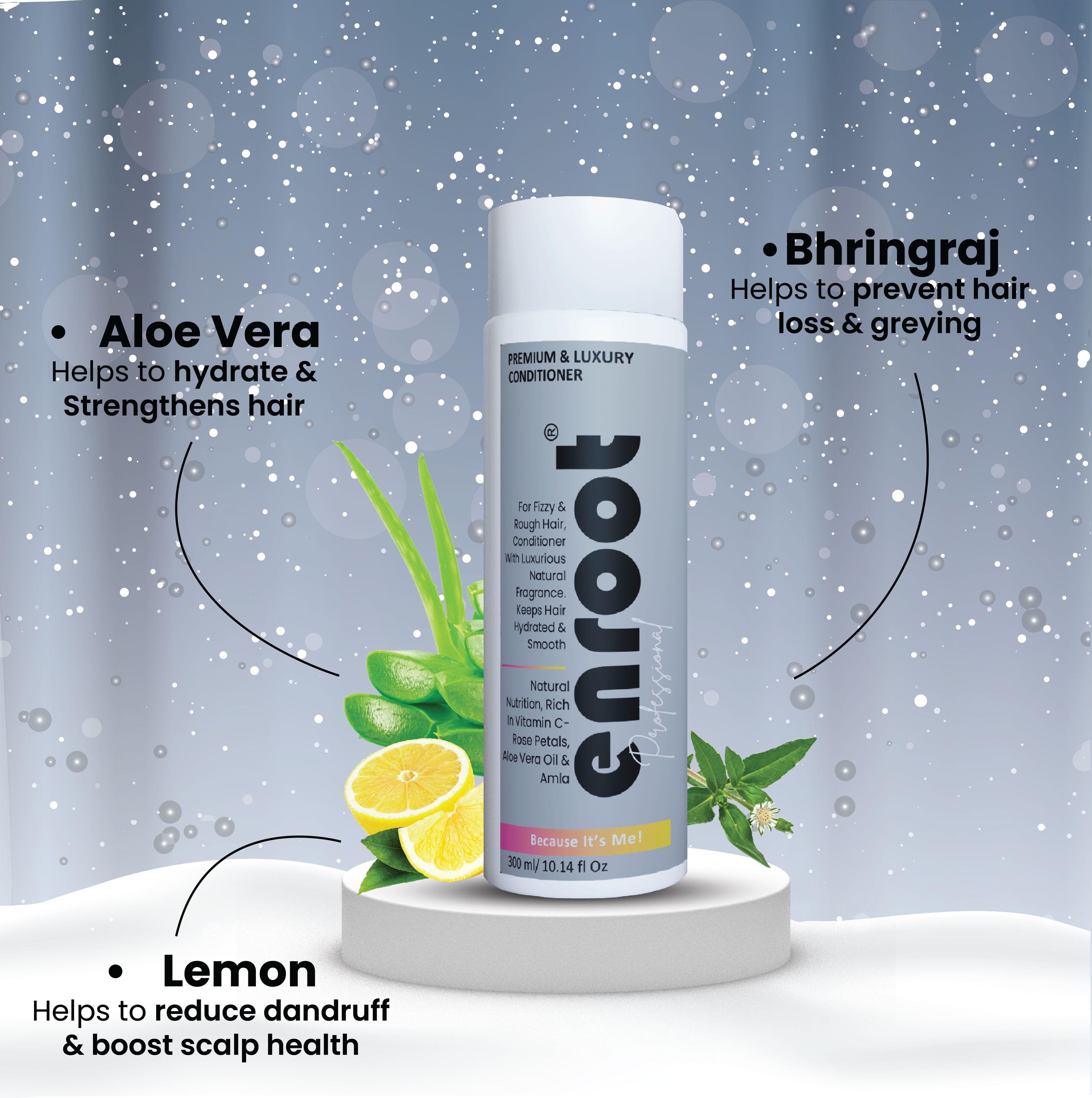 Strength & Shine Best Hair Conditioner For Curly, Dry & Frizzy Hair [300 ml]