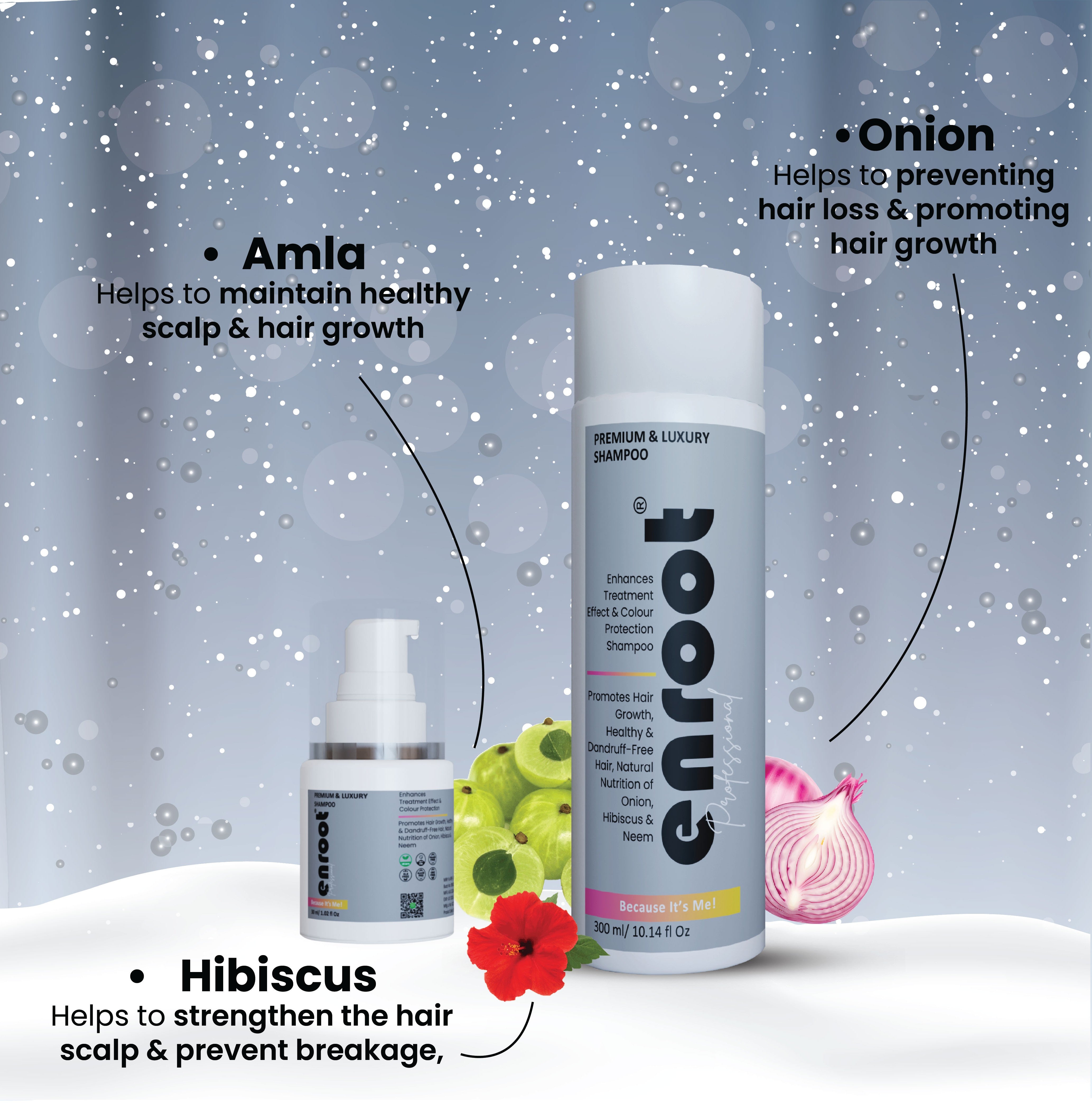 Enroot Premium and Luxury Restore Hair Damaged Routine  [330ml]