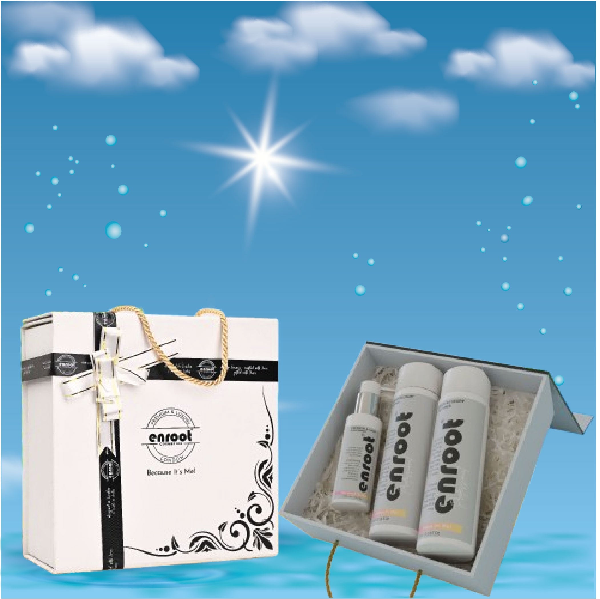 Enroot Premium & Luxury Glow & Shine Trio [700ml]