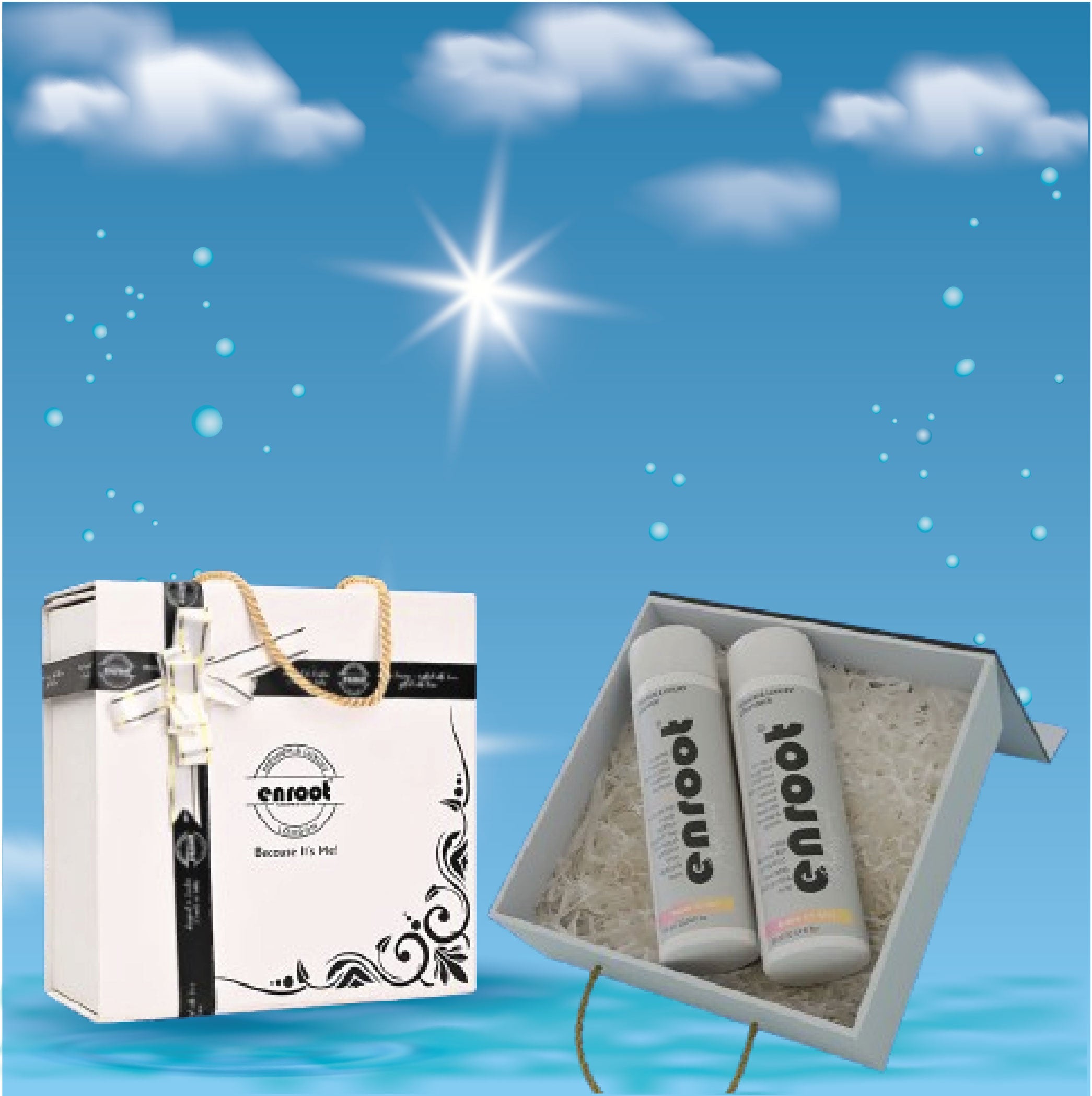 Enroot Premium & Luxury Nourish & Shine Set [600ml]