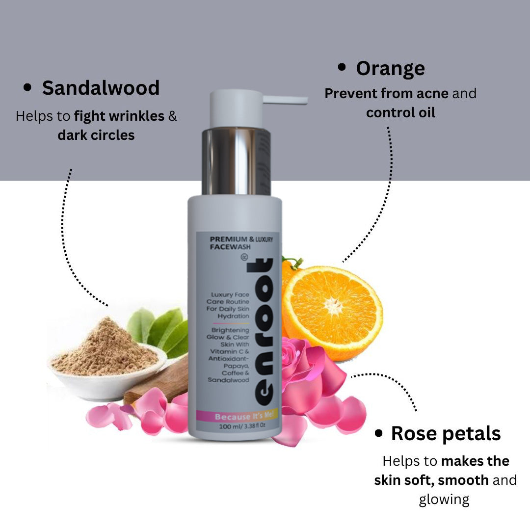 Enroot Pore Perfect – Tighten, Refresh & Revive Facewash | Clinically Tested [100 ml]