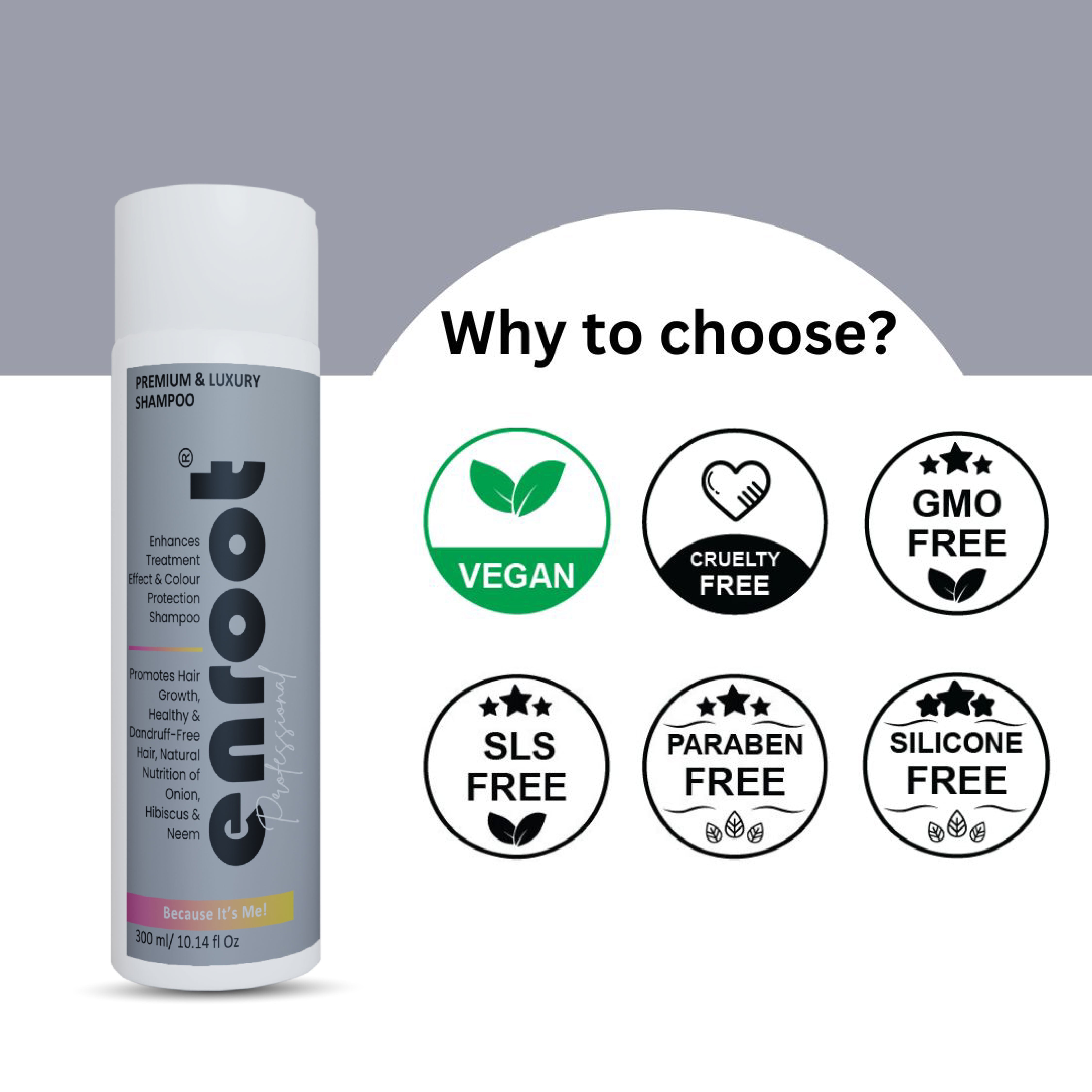Enroot Follicle Fuel – Scalp Therapy for Hair Growth Shampoo | Clinically Tested [300 ml]