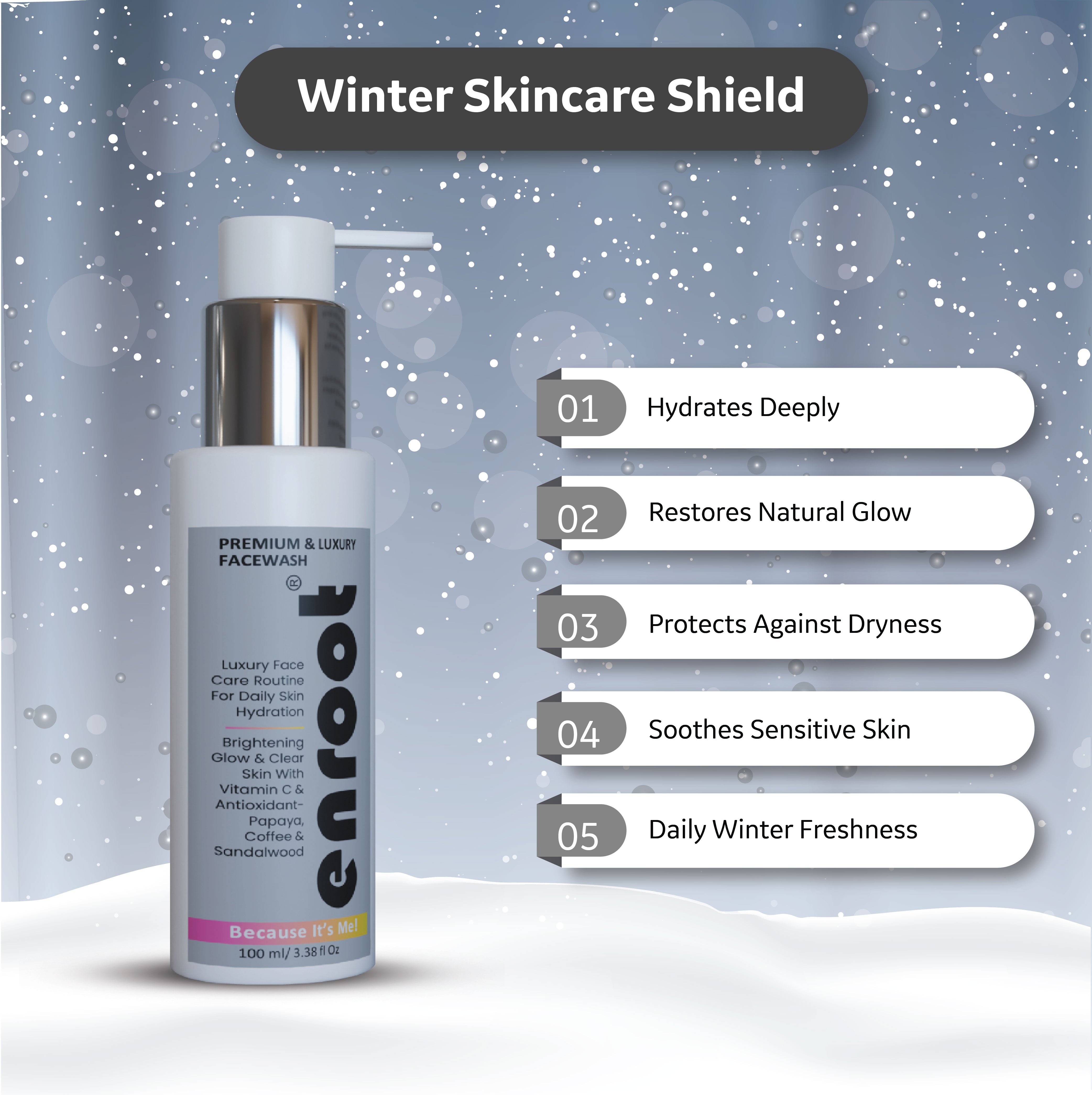 Face Whitening Face Wash | Tighten, Refresh & Glowing Facewash For Both [100 ml]