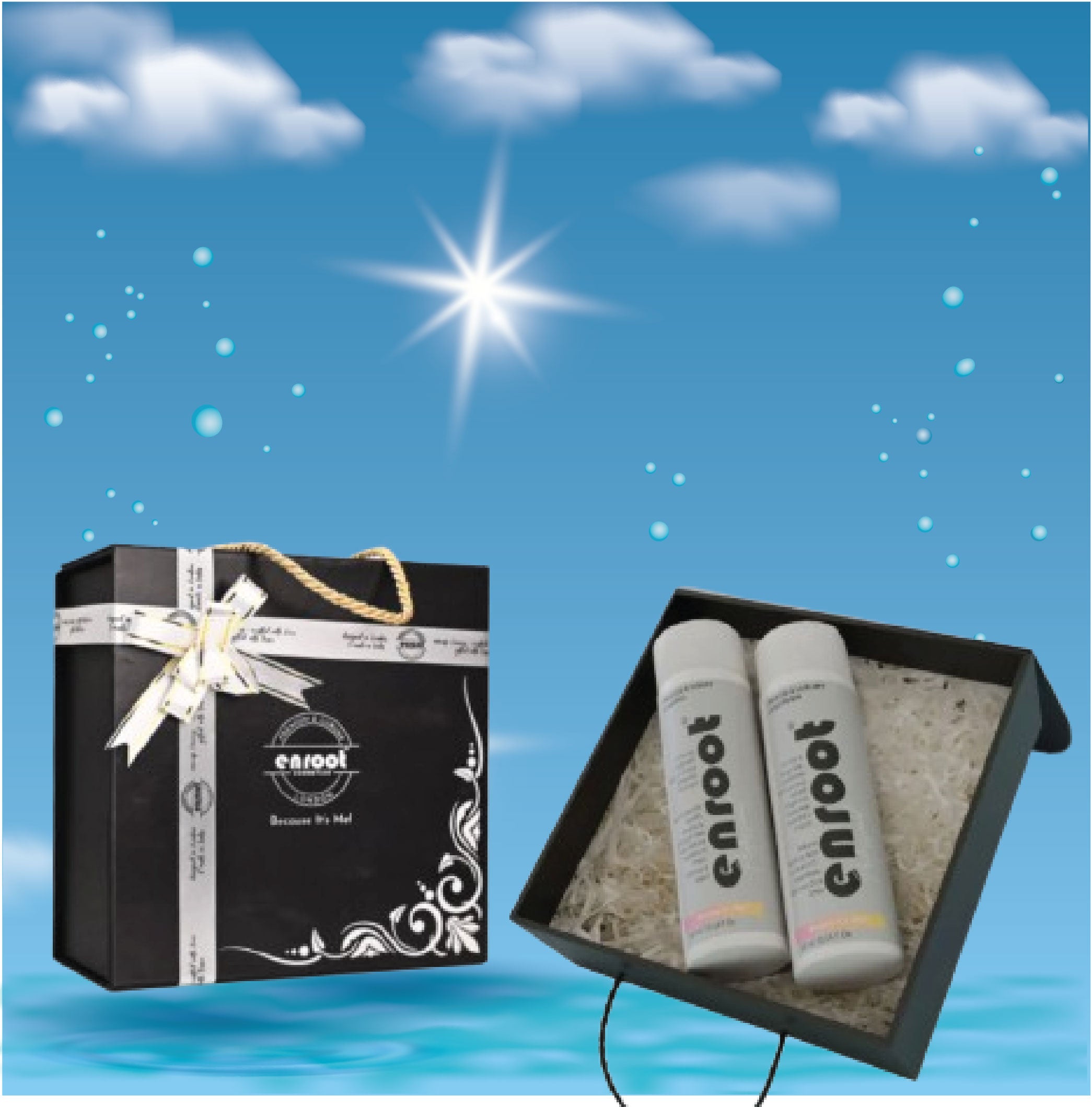 Enroot Premium & Luxury Nourish & Shine Set [600ml]