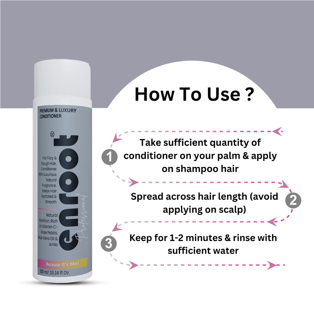 Enroot Strength & Shine Hair Conditioner | Clinically Tested [300 ml]