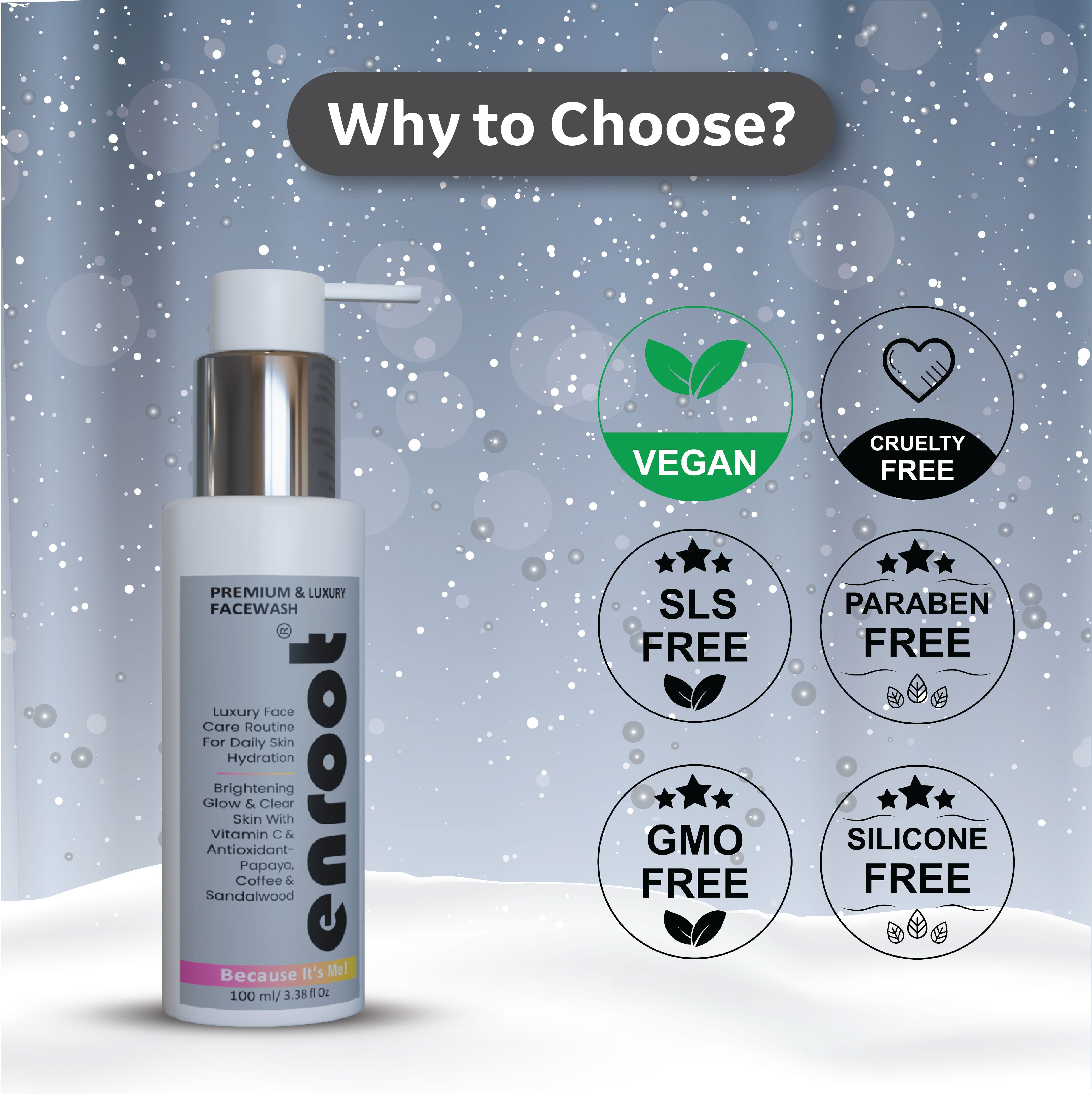 Face Whitening Face Wash | Tighten, Refresh & Glowing Facewash For Both [100 ml]