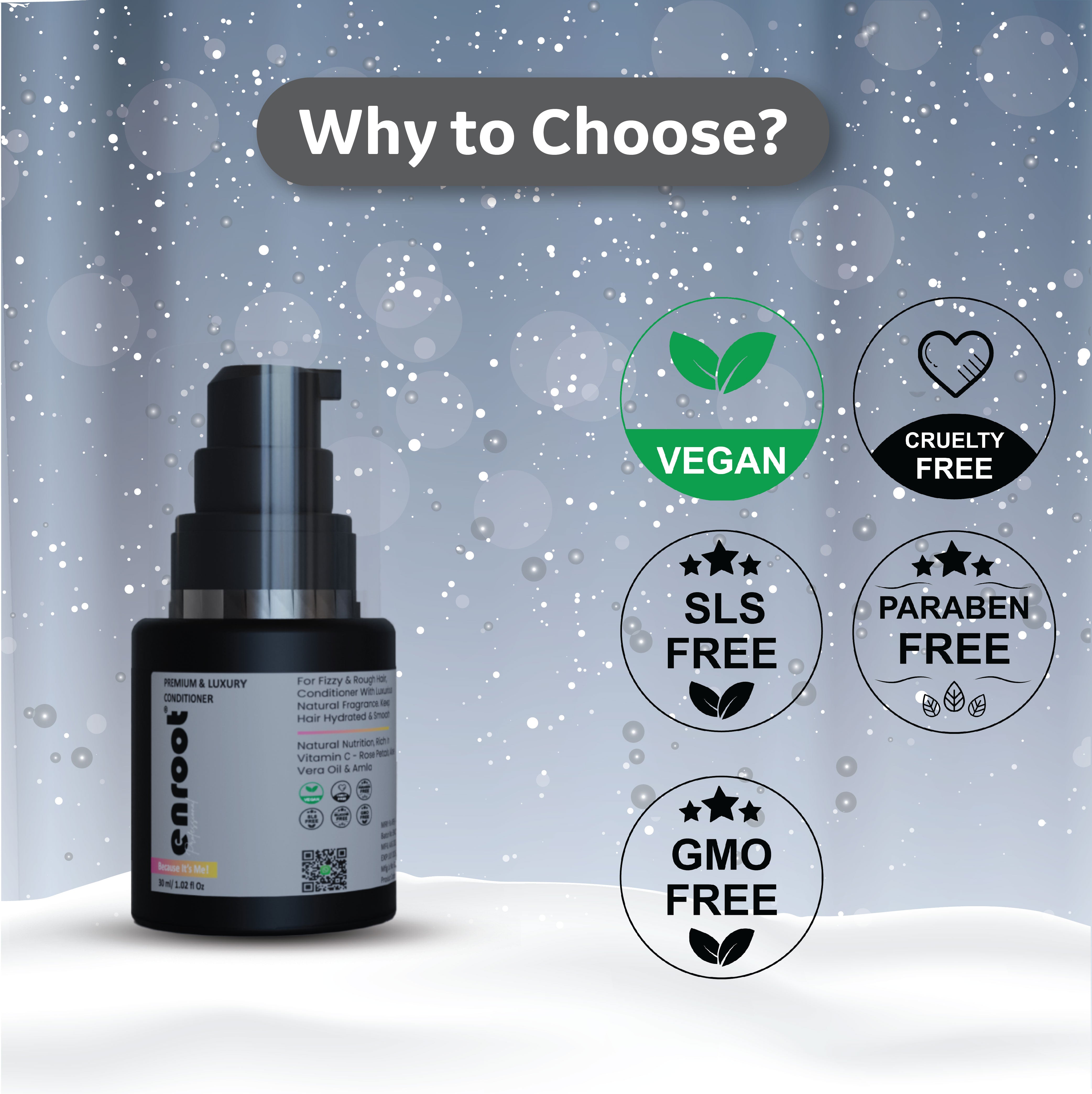 Enroot Keratin & Rose Petal Hair Repair Conditioner| Clinically Tested | Both Men & Women [30ml]