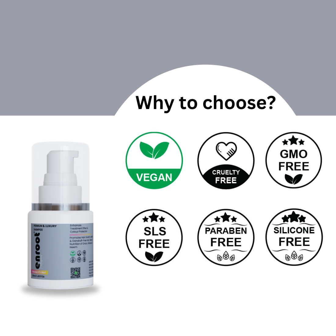 Hair Fall & Dandruff Control Shampoo | Clinically Tested | Both Men & Women [30ml]